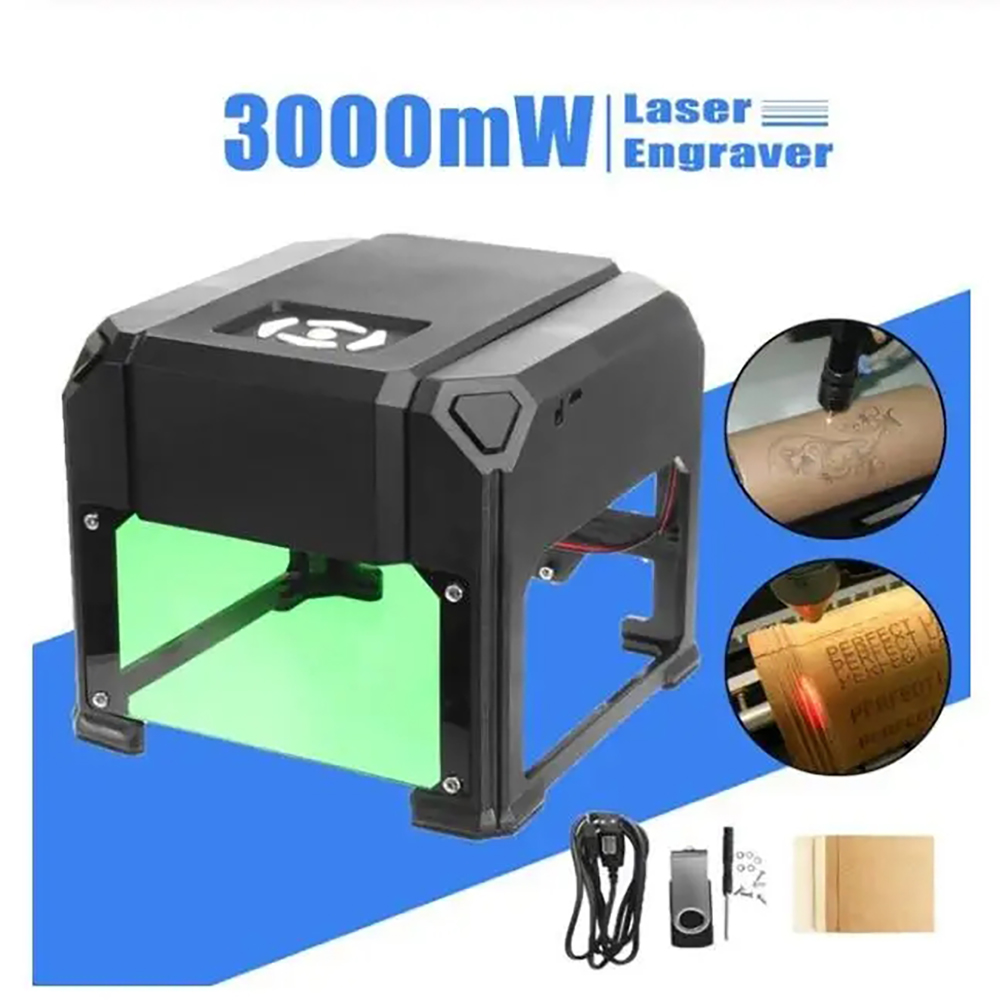 Industrial Laser Printing Machine - ماكينة الحفر بالليزر USB صغيرة 3000