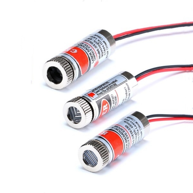 Laser Focus Lens - 650nm 5mW نقطة حمراء/خط/صليب وحدة الليزر