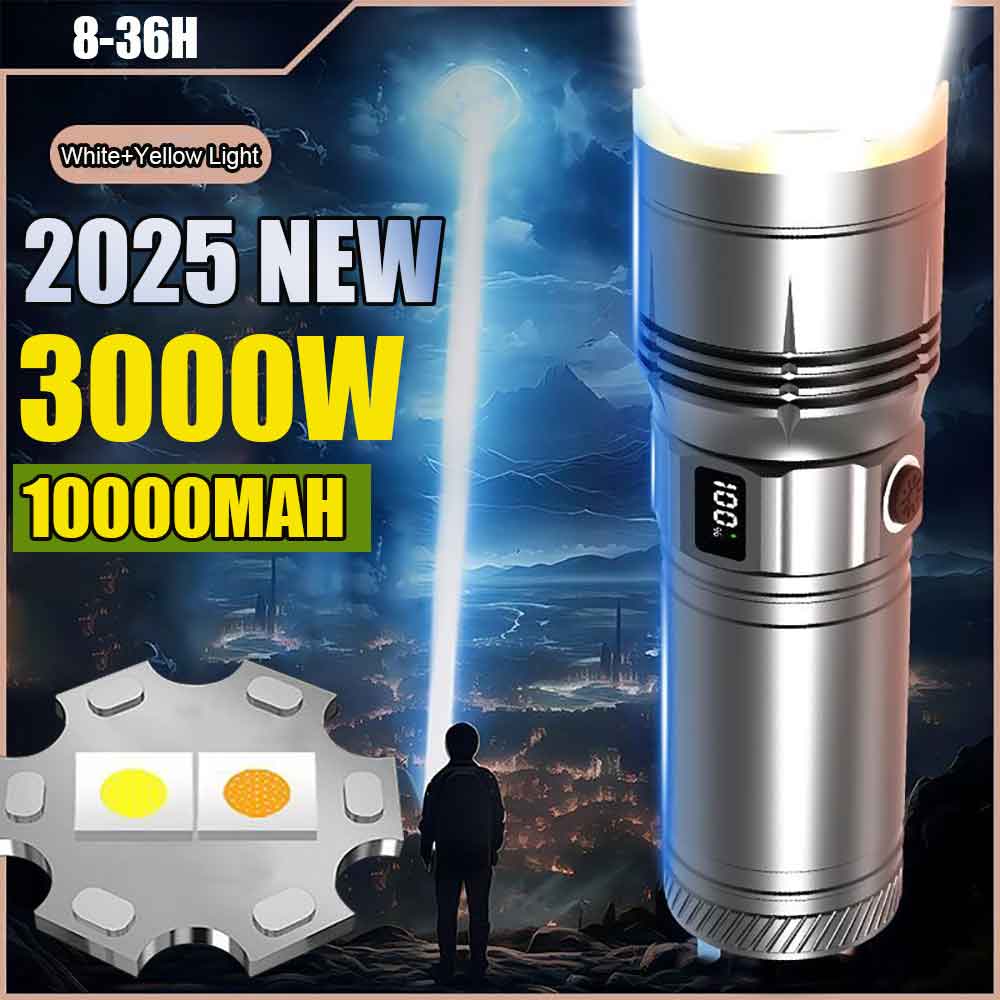 Laser Power Supply 60W - 2025 أحدث 10000mah ليزر أبيض وأصفر