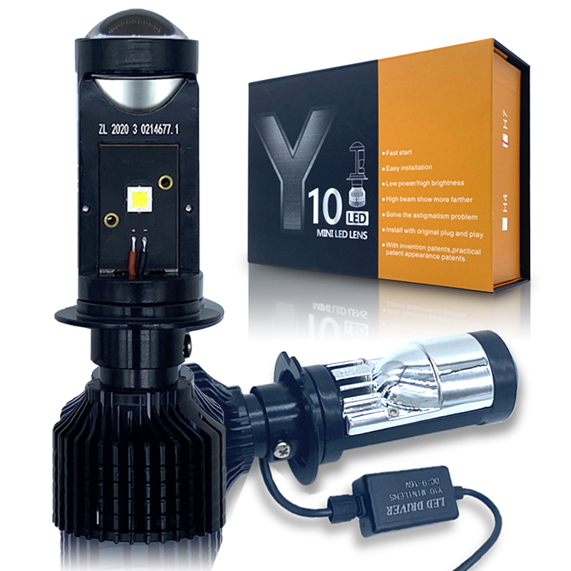 Laser Focus Lens - Canbus مصباح H4 H7 LED Y10