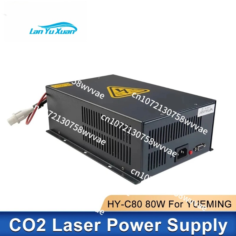 مصدر طاقة ليزر 80 واط YUEMING  - مراجعة Laser Power Supply 60W وسعره
