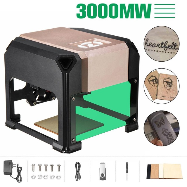 ماكينة الحفر بالليزر USB صغيرة - مراجعة Industrial Laser Printing Machine وسعره