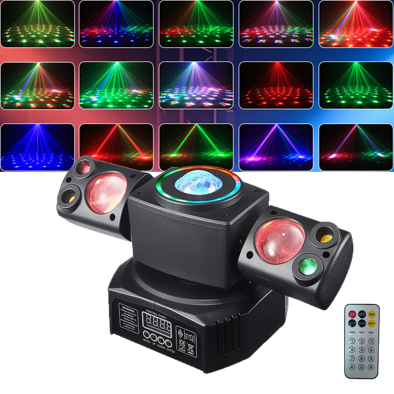 DMX الملونة LED شعاع الليزر ست - مراجعة Laser Power Supply 60W وسعره