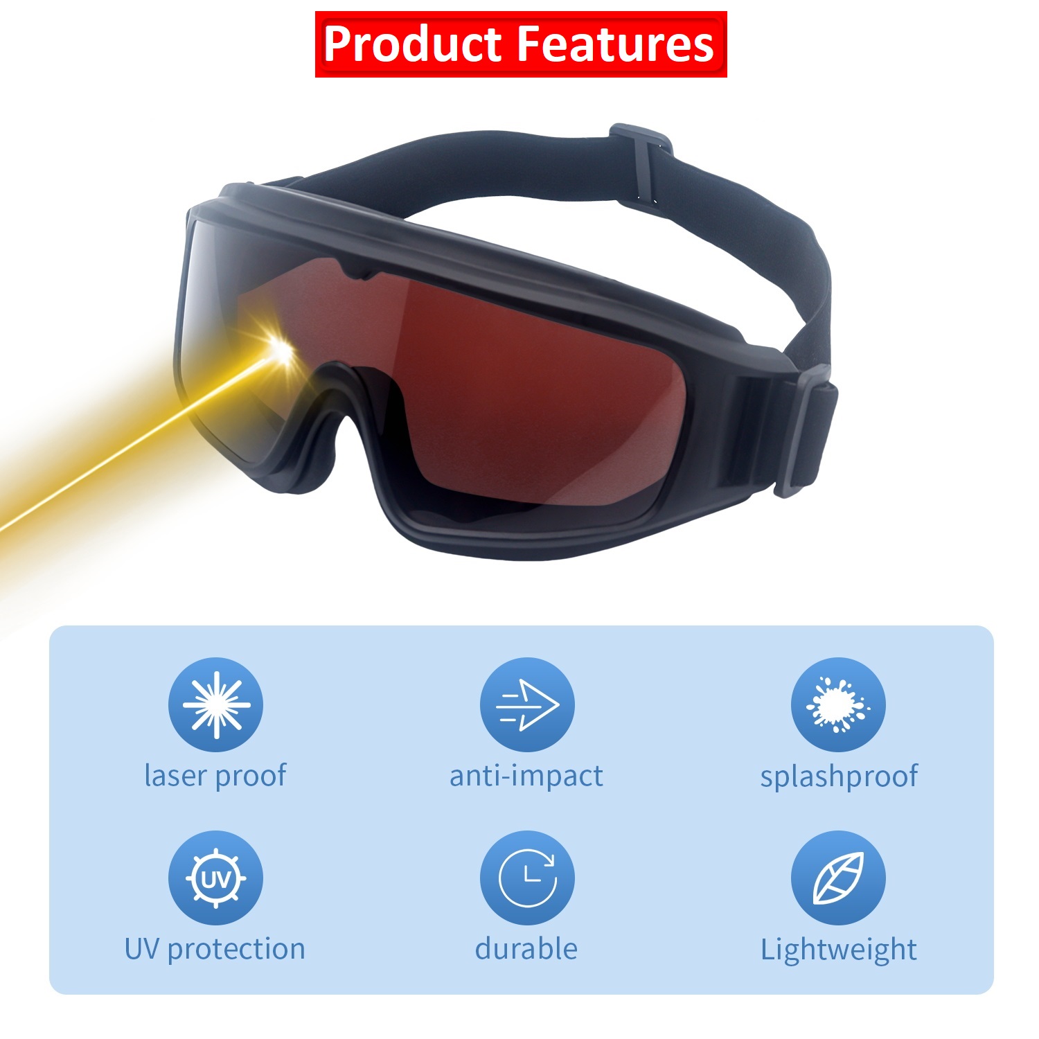 الليزر نظارات واقية الأشعة تحت - مراجعة Industrial Laser Glasses وسعره