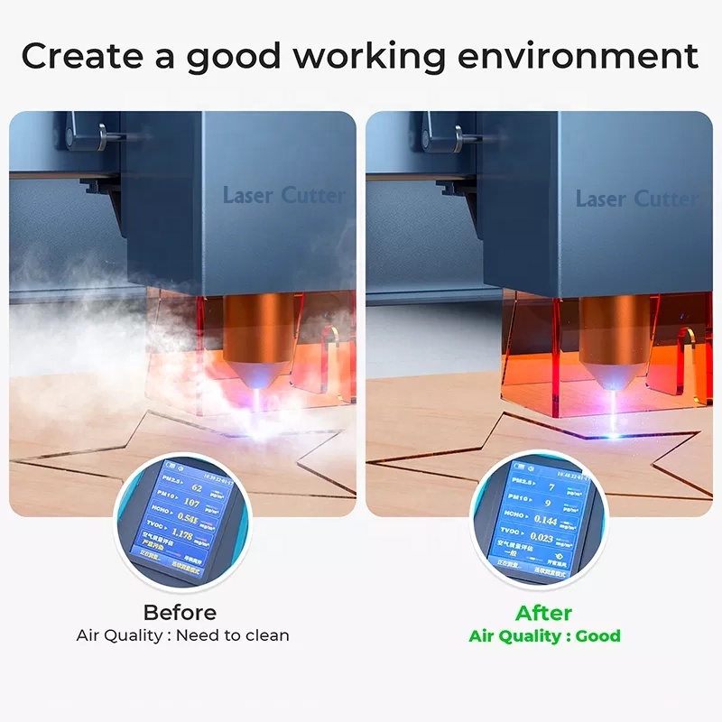 جهاز تنقية الدخان الصناعي لقطع - مراجعة Industrial Fiber Laser Cutting Machine وسعره