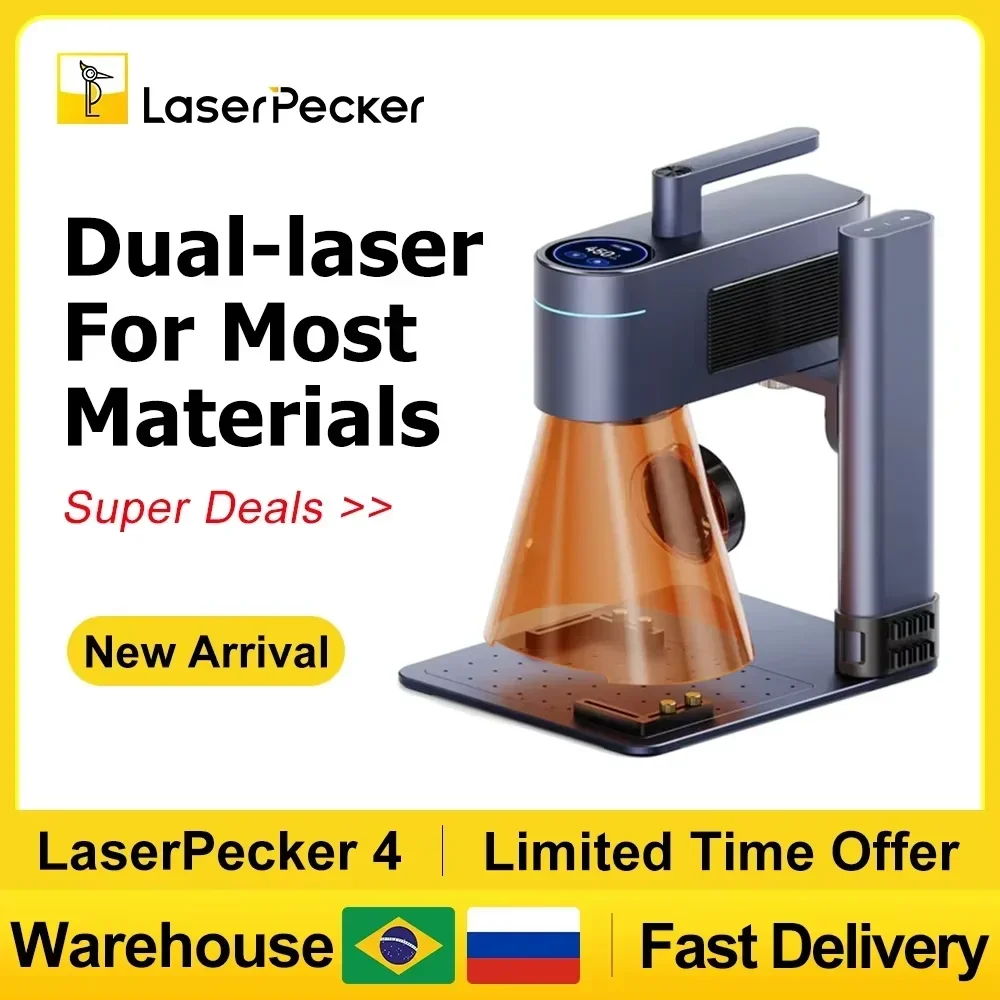 آلة النقش بالليزر LASERPECKER  - مراجعة Industrial Laser Cutting وسعره