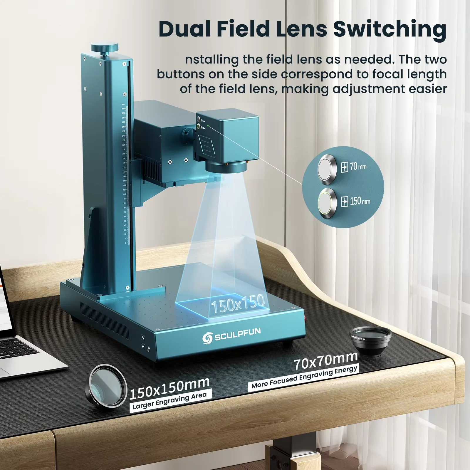 آلة النقش بالليزر SCULPFUN V5  - مراجعة Industrial Uv Laser Engraver وسعره