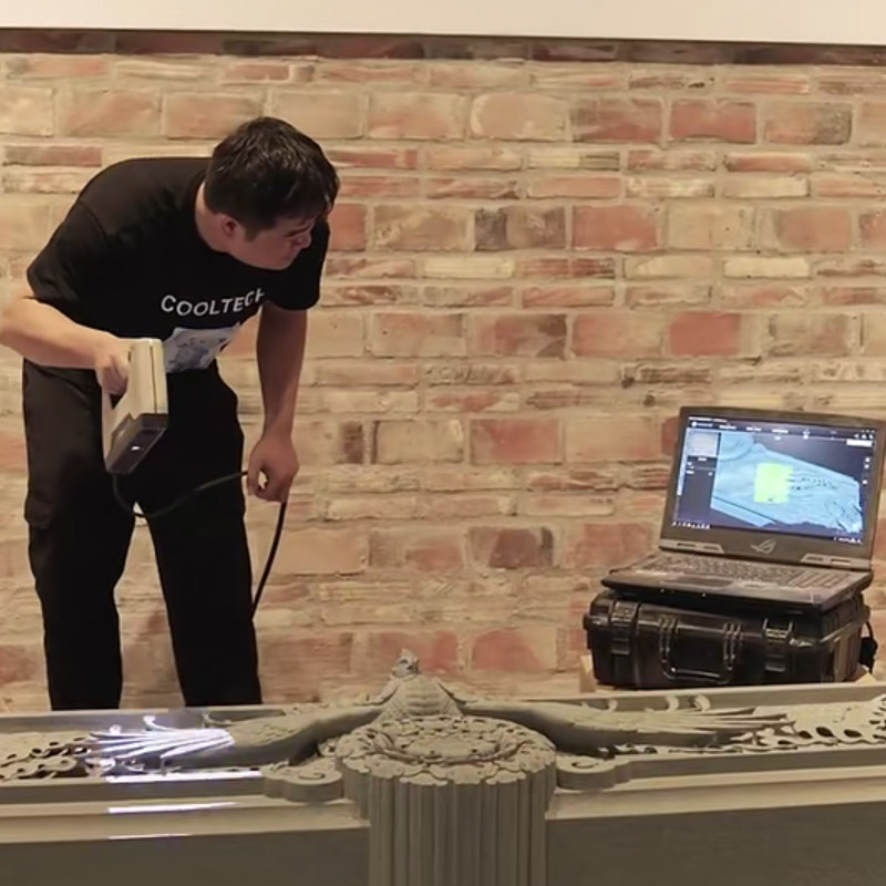 HUALONG آلات يده المحمولة الصن - مراجعة Industrial Laser Scanner وسعره