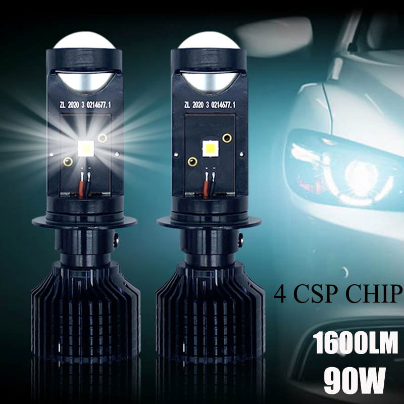 Canbus مصباح H4 H7 LED Y10 سوب - مراجعة Laser Focus Lens وسعره