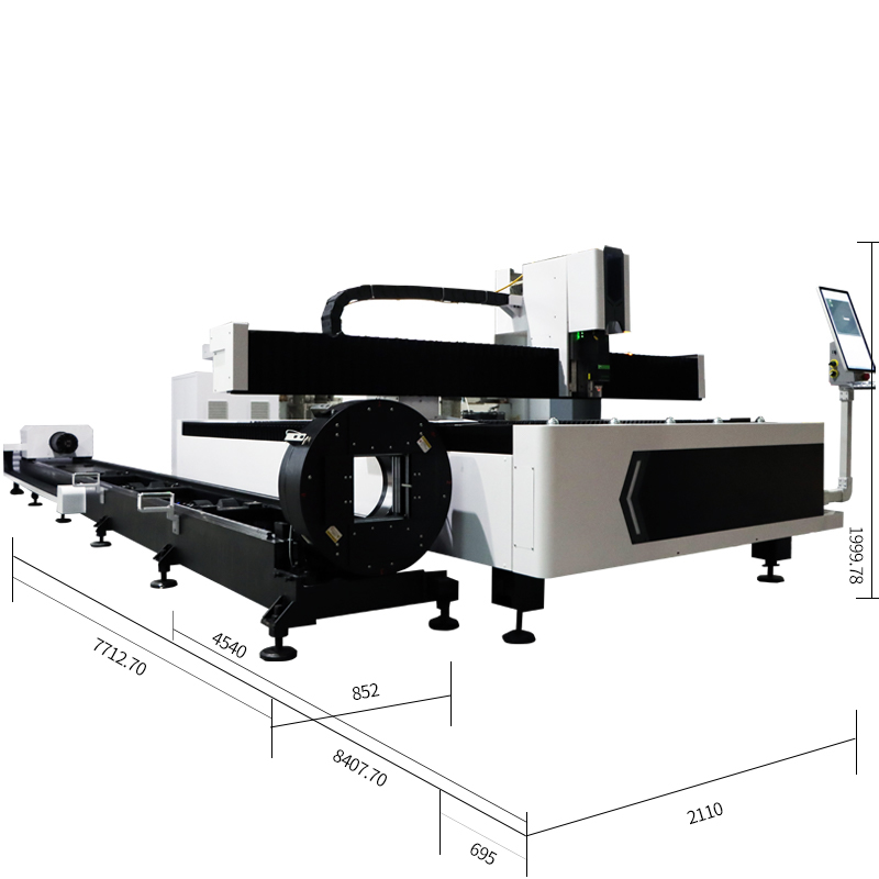 آلة قطع بالليزر الصناعي عالية  - مراجعة Industrial Fiber Laser Cutting Machine وسعره